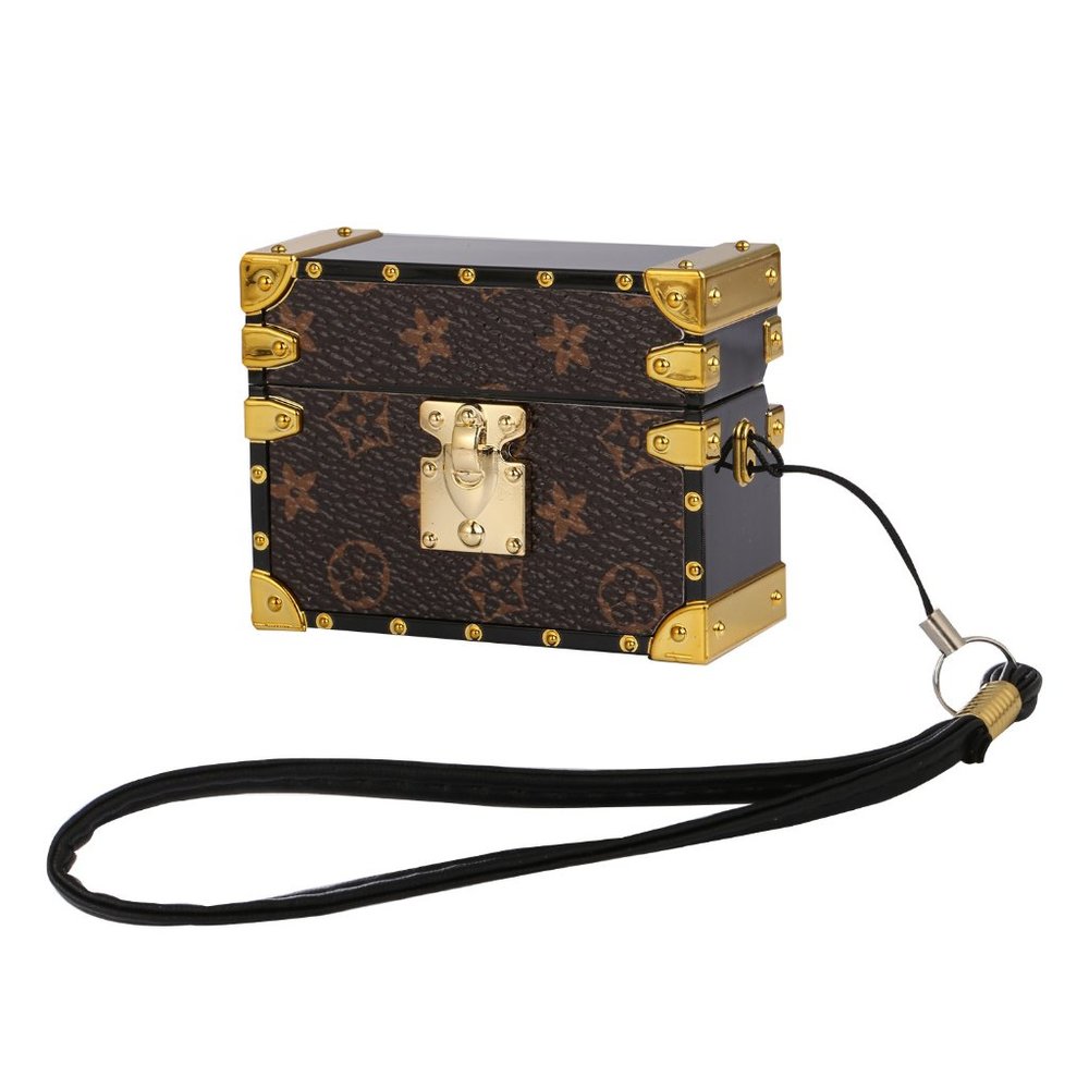 Luxury Leather- DARK BROWN Airpod Case GEN 1&2 , 3 , PRO